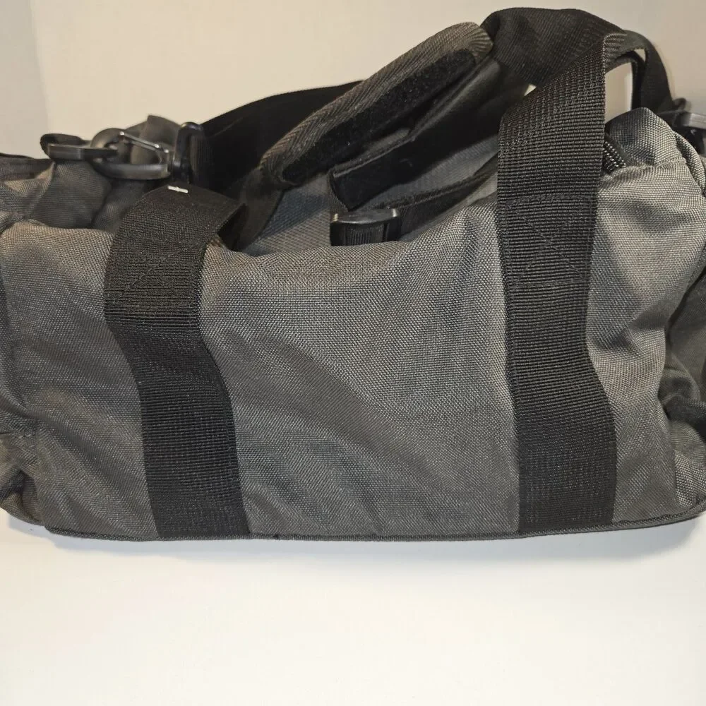Cabela's Club Catch All Gear Bag, Gray And Black Many Pockets Shoulder Strap